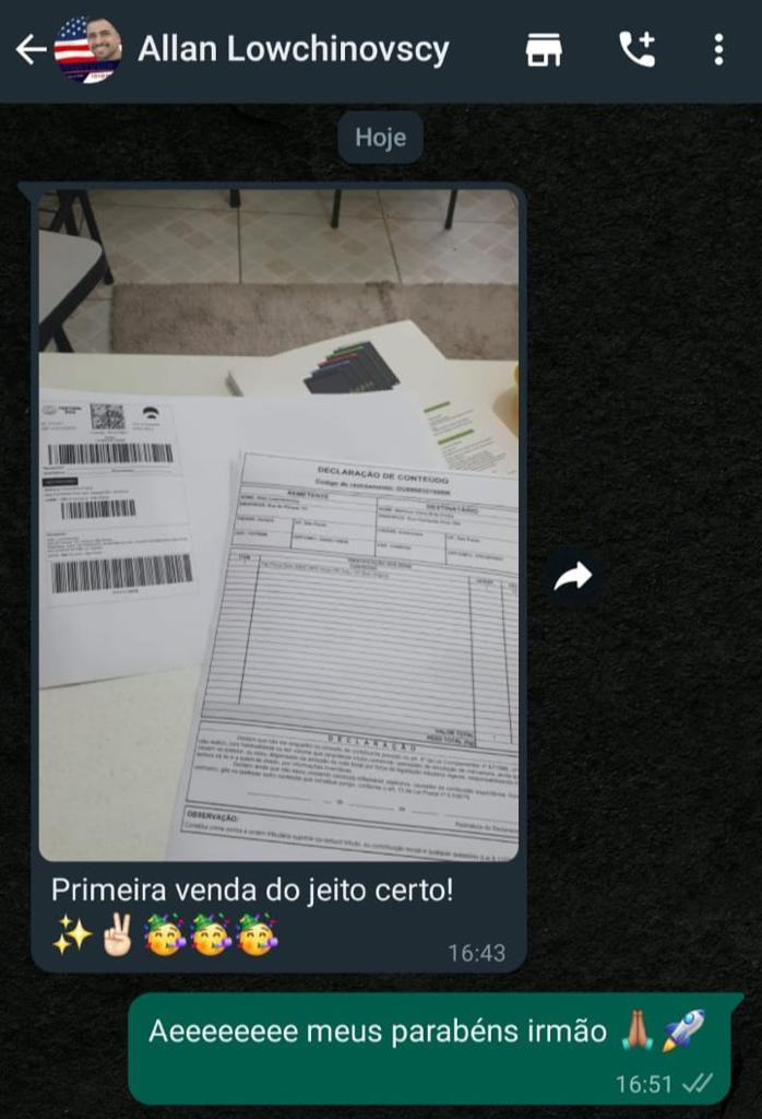 print depoimentos whatsapp versao venda