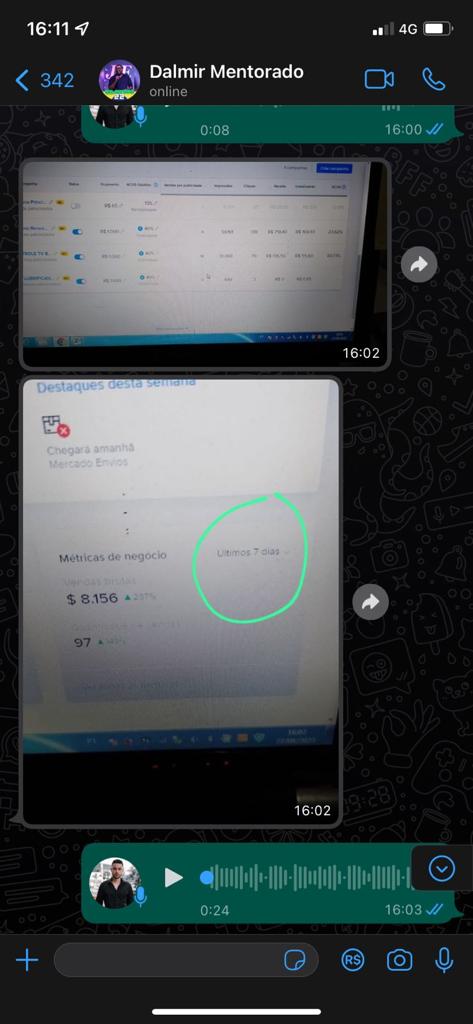 print depoimentos whatsapp versao resultados